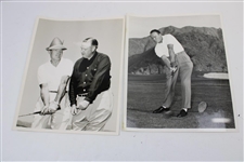 Six (6) Golf Themed Original Photos of Bob Hope Captured by Alex Morrison
