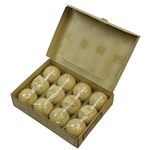 Dozen Harbucks Sporting Goods Golf Balls w/4 Sleeves of 3 in Original Box & Price Stickers