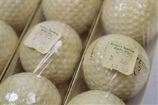Dozen Harbucks Sporting Goods Golf Balls w/4 Sleeves of 3 in Original Box & Price Stickers