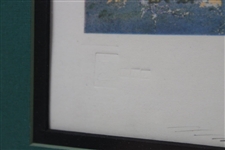 1966 Play On The 12th Green Masters Ltd Ed Watercolor Print Signed by Artist Arthur Weaver w/Remarque