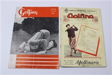 1932 Golfing Magazine & 1940 Golfing Magazine