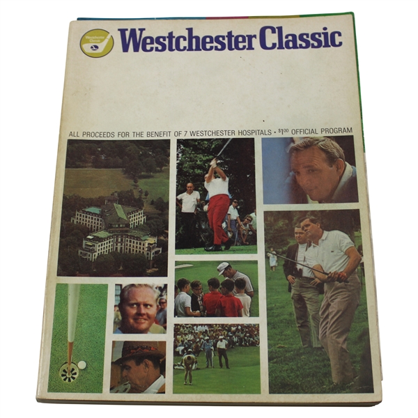 1968 Westchester Classic Program & Signed Pairing Sheet - Jack, Arnie, Snead & others on Cover