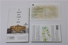 1984 OPEN Program & Yardage Book w/Rose Signed Old Course Scorecard & Els Signed Photo JSA ALOA
