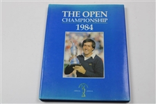 1984 OPEN Program & Yardage Book w/Rose Signed Old Course Scorecard & Els Signed Photo JSA ALOA