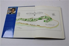 1984 OPEN Program & Yardage Book w/Rose Signed Old Course Scorecard & Els Signed Photo JSA ALOA