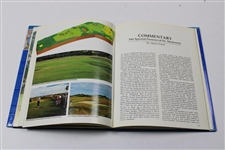1984 OPEN Program & Yardage Book w/Rose Signed Old Course Scorecard & Els Signed Photo JSA ALOA