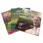 1995, 1997 & 2002 Masters Tournament Journals - Tiger's Debut, First Win & 3rd Win