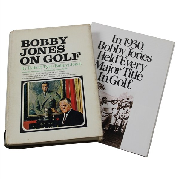 1966 'Bobby Jones On Golf' Book & 1930 'Bobby Jones Held Every Major' Spalding Foldout