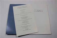 Byron Nelson Signed ANGC Postcard w/Winning Golf Guide & Winning Moments Booklet JSA ALOA