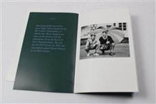 Byron Nelson Signed ANGC Postcard w/Winning Golf Guide & Winning Moments Booklet JSA ALOA