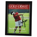 Nancy Lopez Signed Golf Coast Magazine - Framed JSA ALOA