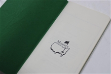1995 Records of the Masters Book, Masters Yardage Book & 2001 Masters Pairing Sheet