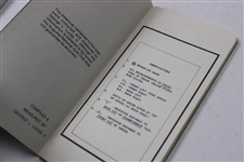 1995 Records of the Masters Book, Masters Yardage Book & 2001 Masters Pairing Sheet