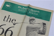 1966 The Augusta Chronicle Augusta Herald 'The Drive' with Jack Nicklaus Sunday Newspaper