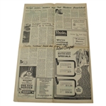 1966 The Augusta Chronicle Augusta Herald 'The Drive' with Jack Nicklaus Sunday Newspaper