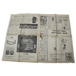 1966 The Augusta Chronicle Augusta Herald 'The Putt' with Gary Player Sunday Newspaper