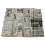 1966 The Augusta Chronicle Augusta Herald 'The Putt' with Gary Player Sunday Newspaper