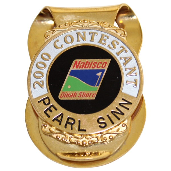 Pearl Sinn's 2000 Nabisco Dinah Shore Contestant Money Clip