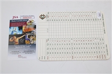 Angel Cabrera Signed Oakmont C.C. Scorecard JSA COA #HH62533