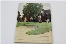 Champion Billy Casper Signed 1959 US Open at Winged Foot Golf Club Program JSA ALOA