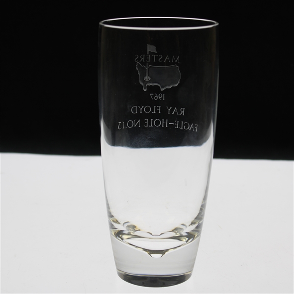Ray Floyd's 1967 Masters Tournament Hole No. 13 Steuben Crystal Eagle Glass