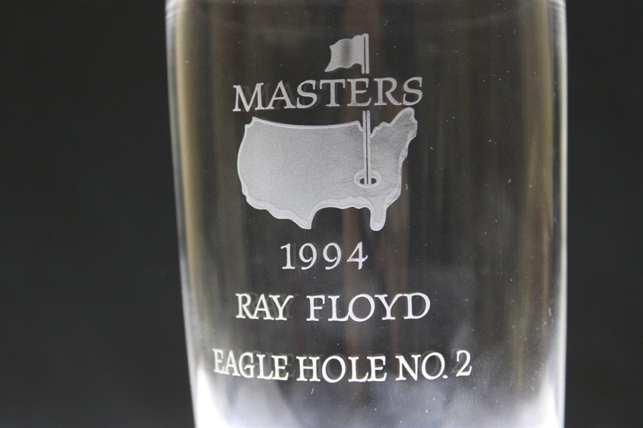 Ray Floyd's 1994 Masters Tournament Hole No. 2 Steuben Crystal Eagle Glass