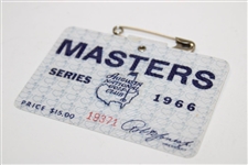 1966 Masters Tournament SERIES Badge #19371 - Jack Nicklaus 3rd Masters Win