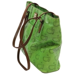 Ladies Masters Tournament Logo Dooney & Bourke Green Purse - Used