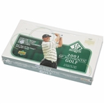 2001 Upper Deck Unopened SP Authentic Green Golf Card Box Set - 4 Cards/Pk - 24 Packs - 915742 - Sealed