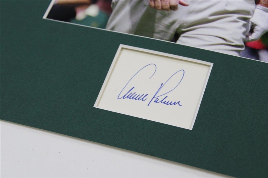 Arnold Palmer Matted Blue Shirt Photo with Cut Signature JSA COA #RR32551