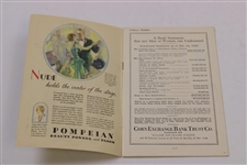 1929 Broadway Theatre Playbill Walter Hagen Lucky Strike Ad On Reverse - Belasco Theatre