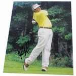 Fred Couples Signed Color 8x10 Follow Through Swing Photo JSA ALOA