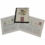 Bobby Jones, Babe Zaharias & Carole Blanagar - 4 Stamp Set + Large Sept 22, 1981 Pinehurst Babe Zaharias Fdc