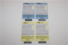 2014 Masters Program, 4 Tickets (Mon & Tues), 3 Pairings Sheets, Yardage Guide, Spec Guide & Info