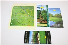 2014 Masters Program, 4 Tickets (Mon & Tues), 3 Pairings Sheets, Yardage Guide, Spec Guide & Info