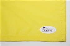 Ben Crenshaw Signed 2008 Masters Embroidered Flag JSA #K12678