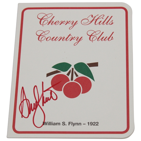 Andy North Signed Cherry Hills Country Club Official Scorecard JSA ALOA