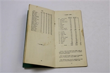 1954 ANGC Records of the Masters Tournament Booklet - 1934-1953