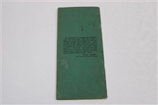 1954 ANGC Records of the Masters Tournament Booklet - 1934-1953