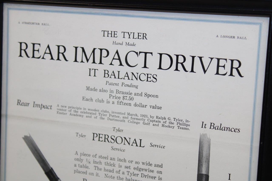 The Tyler' Rear Impact Driver - Handmade Patent Pending -Advertising Piece - Framed