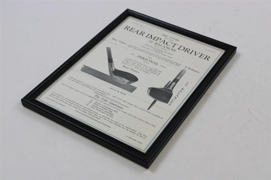 The Tyler' Rear Impact Driver - Handmade Patent Pending -Advertising Piece - Framed
