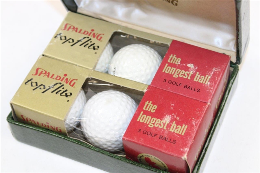 Spalding Pine Valley Golf Ball box of (6) Spalding Top Flite Balls in the original sleeves