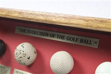 c.1981 Classic Craftsman – The Evolution of the Golf Ball Shadow Box Wall Display