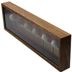 c.1981 Classic Craftsman – The Evolution of the Golf Ball Shadow Box Wall Display