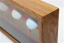 c.1981 Classic Craftsman – The Evolution of the Golf Ball Shadow Box Wall Display