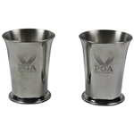 2014 PGA at Valhalla Champions Dinner Attendee Gifts - Two Tiffany & Co. Pewter PGA Cups