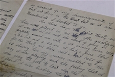 Charles 'Chick' Evans Handwritten Letter on 1928 US Open at Olympia Fields - Used in Program Article - Significant Content
