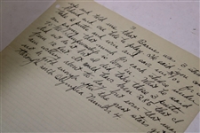 Charles 'Chick' Evans Handwritten 1928 US Open Preview Titled '286' (His Record 1916 US Open Score) - Significant Content