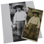 Charles 'Chick' Evans' Original Photo of His Mother as Child