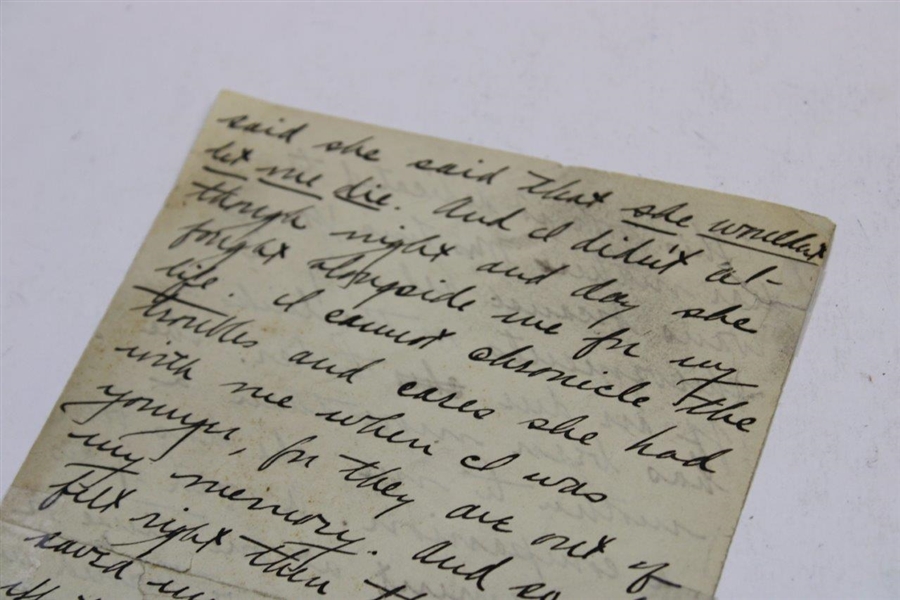 Charles 'Chick' Evans Handwritten 'This Book Is Dedicated To Dear Mother' - Deep Content